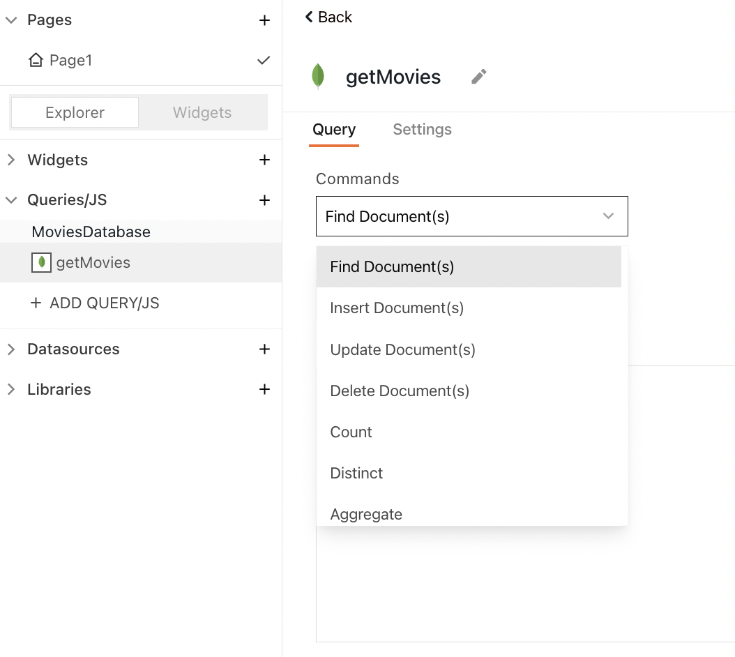 Create MongoDB queries